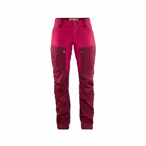 Fjallraven Women Keb Hiking Pants Red PH179384 Philippines